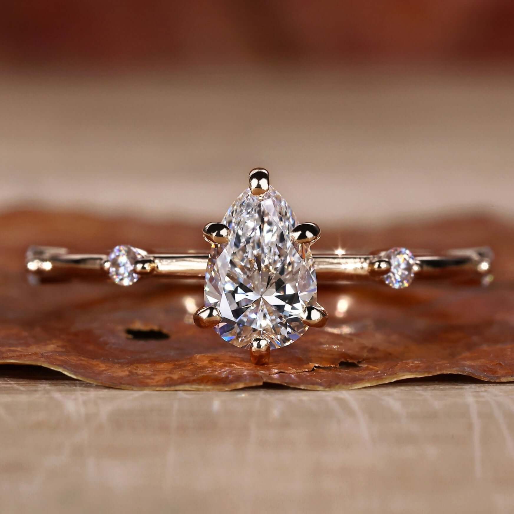 pear engagement ring