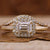 emerald cut lab grown diamond ring