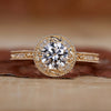 A stunning vintage Art Deco diamond ring featuring intricate milgrain detailing.