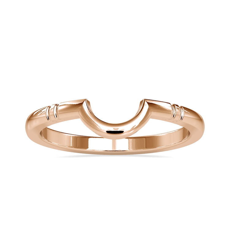Comfort wedding band made using classic techniques.
