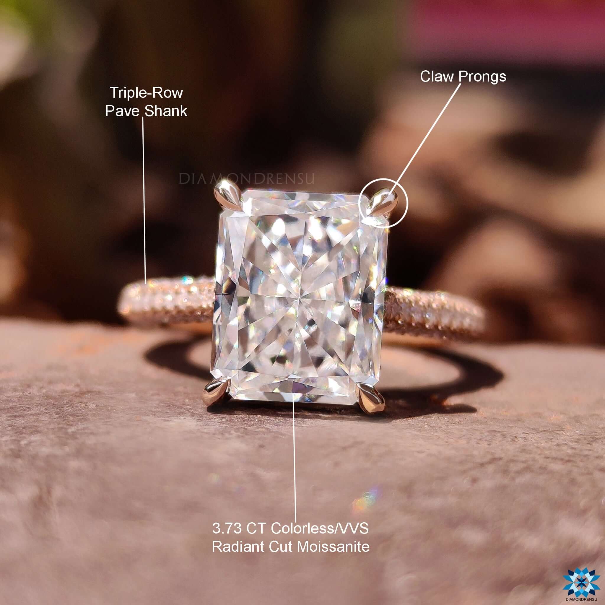 moissanite rings - diamondrensu