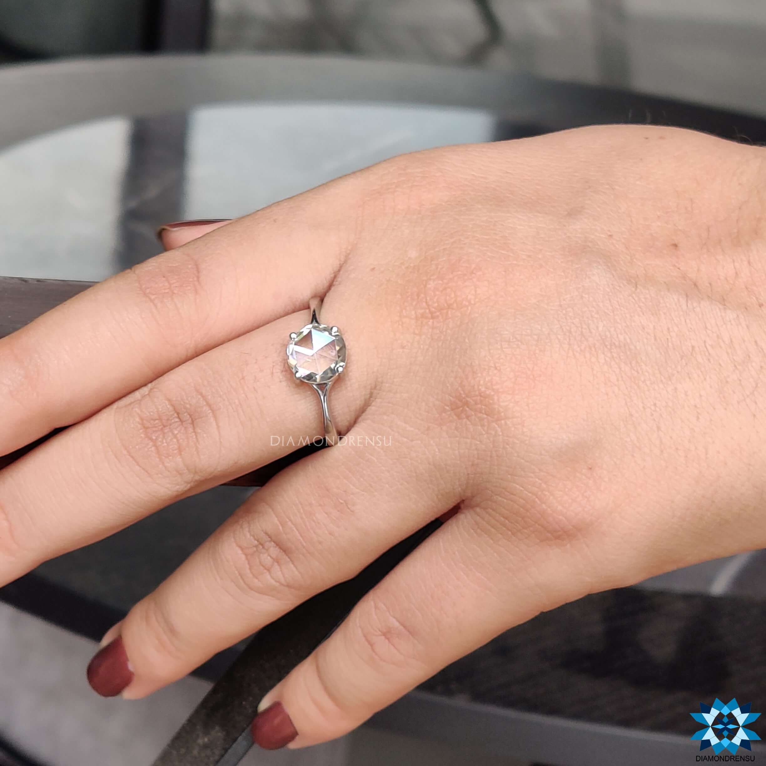 moissanite solitaire rings