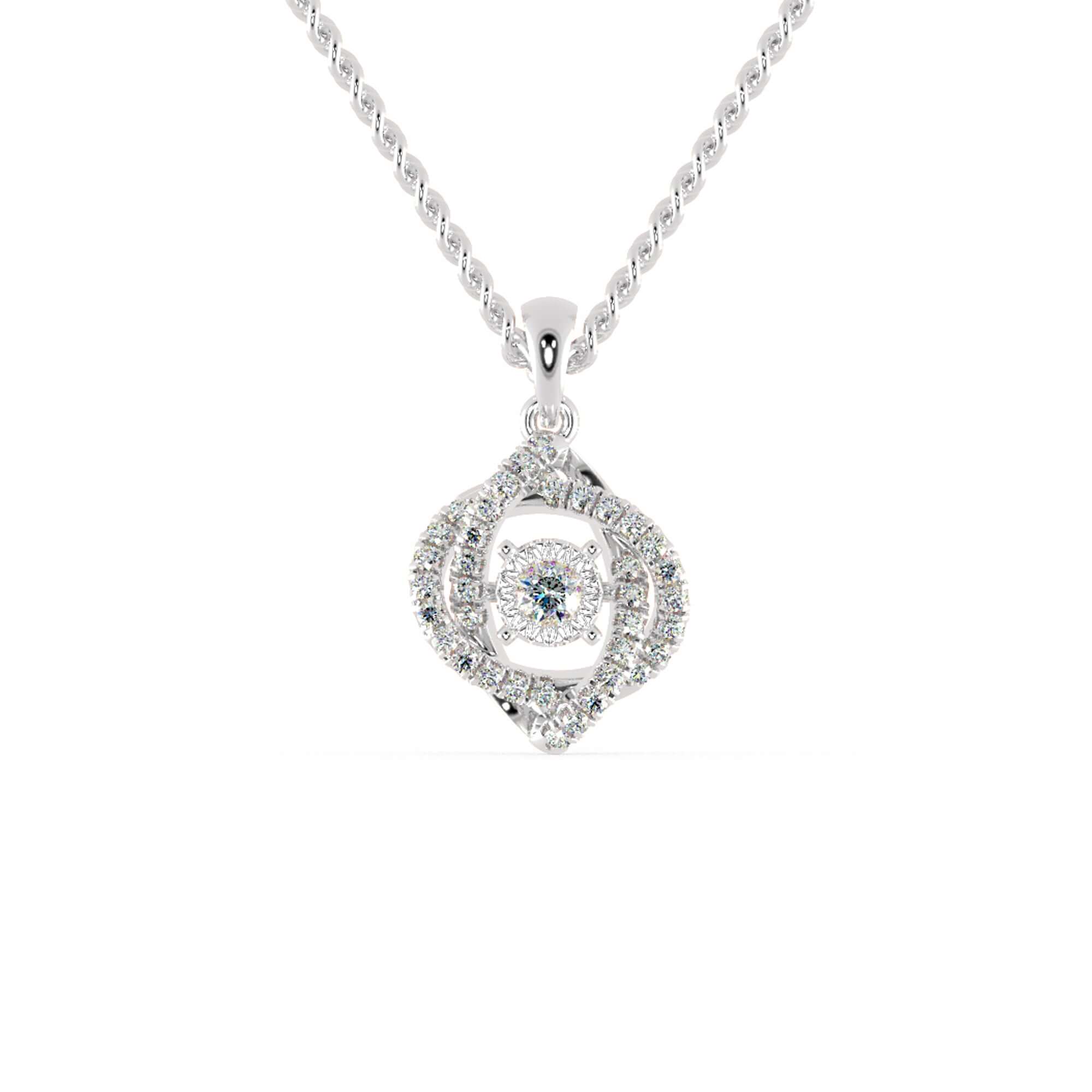 round cut pendant - diamondrensi