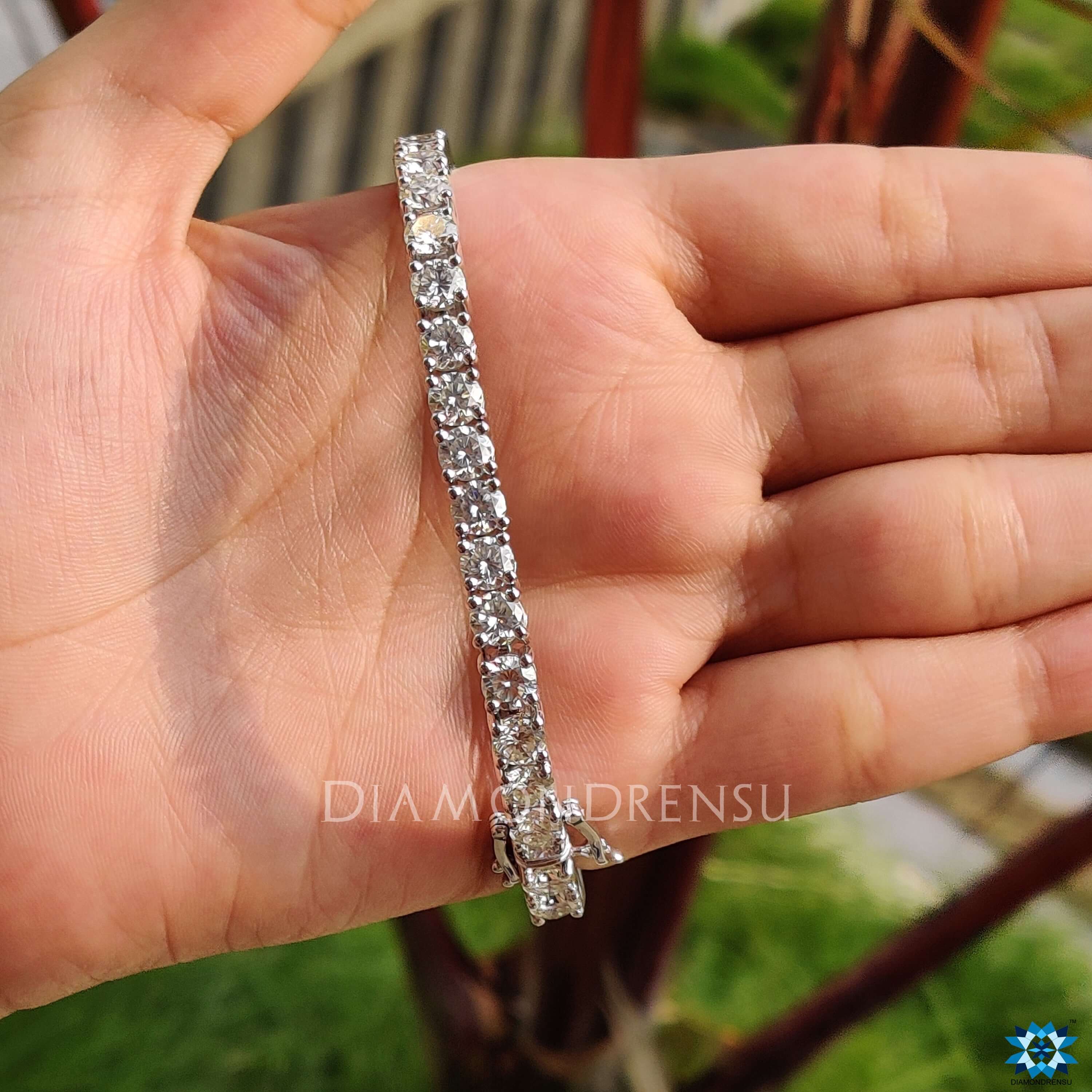 moissanite bracelet