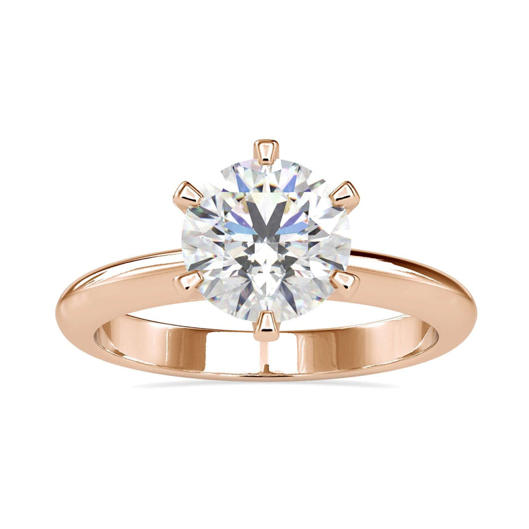 Diamondrensu UK engagement ring in rose gold.
