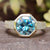 Octagon engagement ring brilliant octagon ring