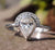 Vintage Engagement Ring with a stunning vintage moissanite ring design.