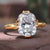 cushion moissanite ring