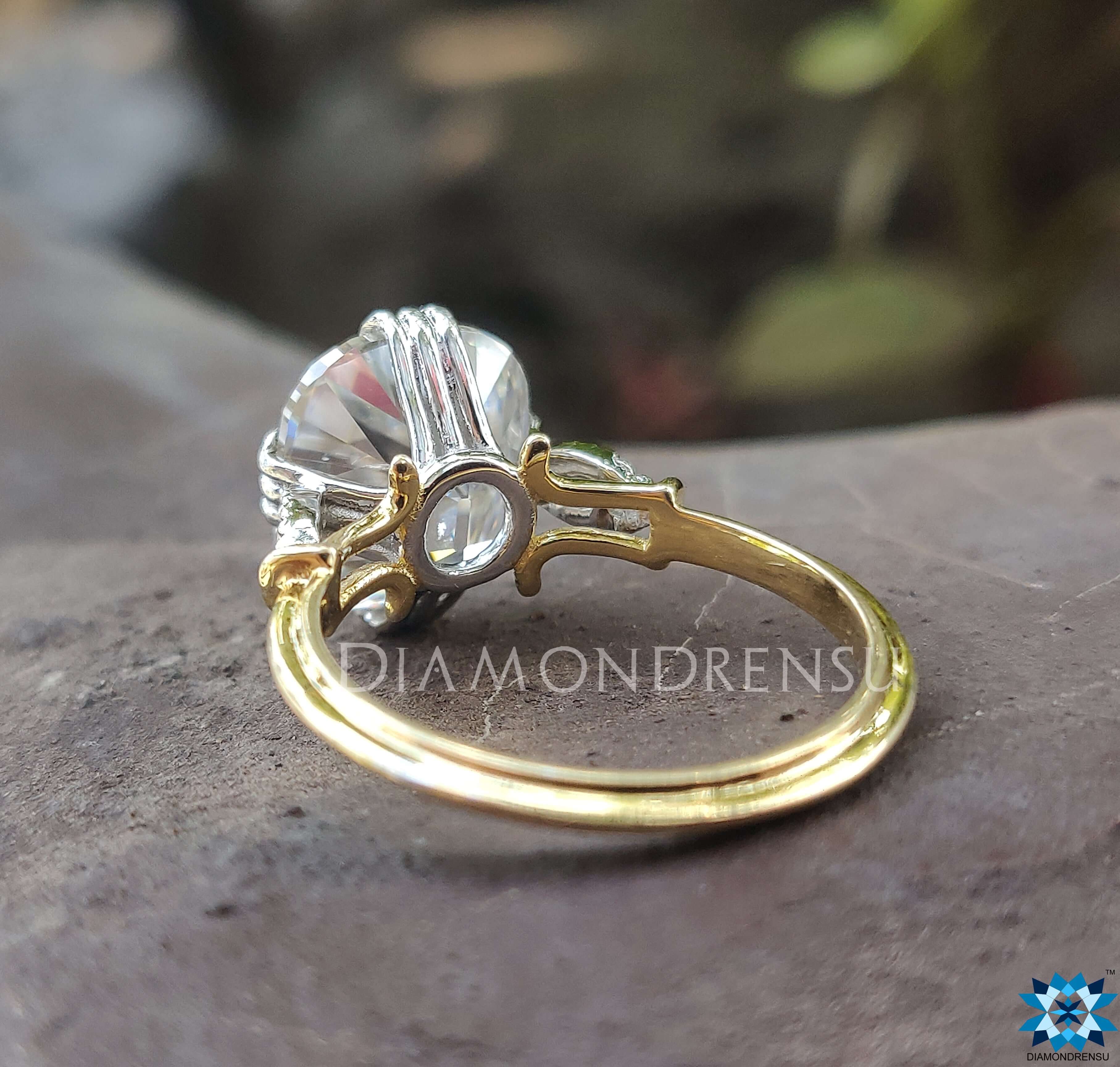 affordable moissanite engagement rings - diamondrensu