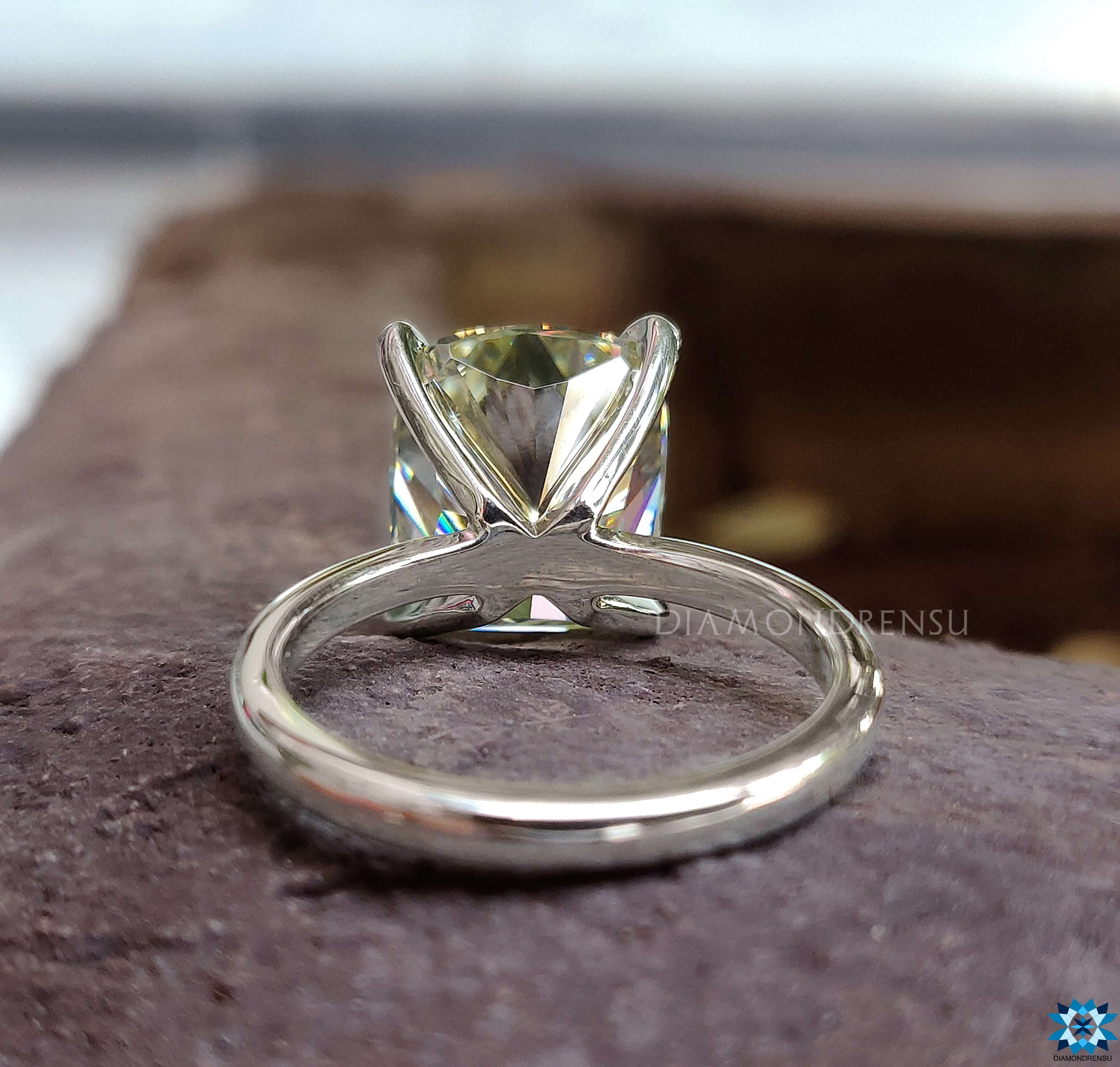 Moissanite for engagement ring, custom ring, handmade ring