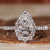 Elegant pear shape engagement ring for timeless proposals.