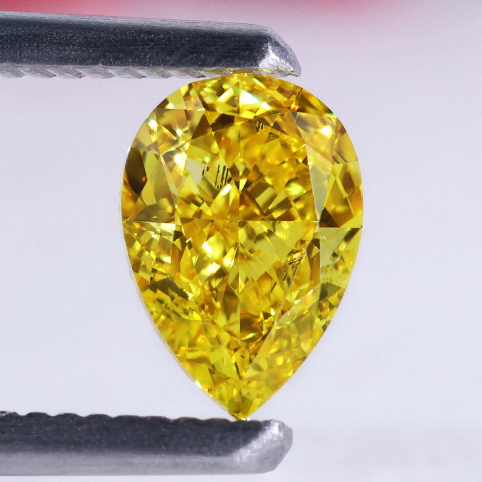 pear cut lab grown diamond