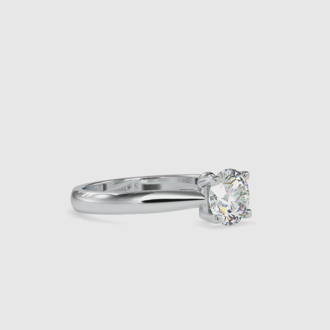 2 carat round cut diamond ring for a bold and elegant statement.
