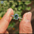 Oval cut ring with prong setting ring
