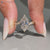 Handmade marquise diamond ring with bypass setting.