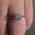 IGI certified white gold diamond solitaire ring for elegance.