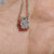 Unique Wire Basket Setting 2.33 CT Radiant Cut Charm Moissanite Wedding Pendant