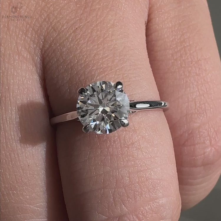 Handmade jewellery crafted as a unique engagement ring for women.