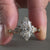 IGI certified Lab Grown Diamond in a handcrafted diamond ring.