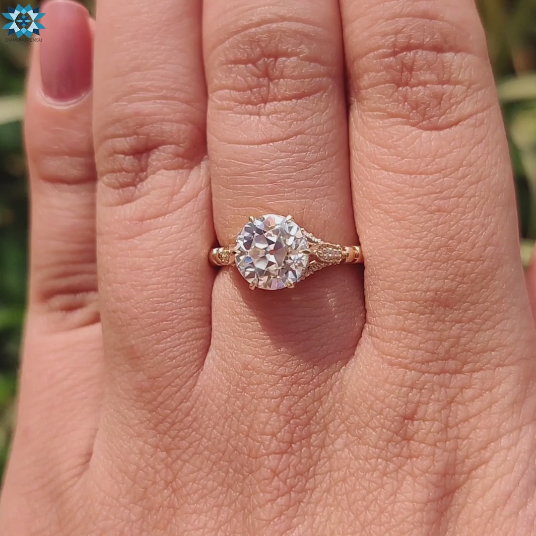 moissanite engagement rings - diamondrensu