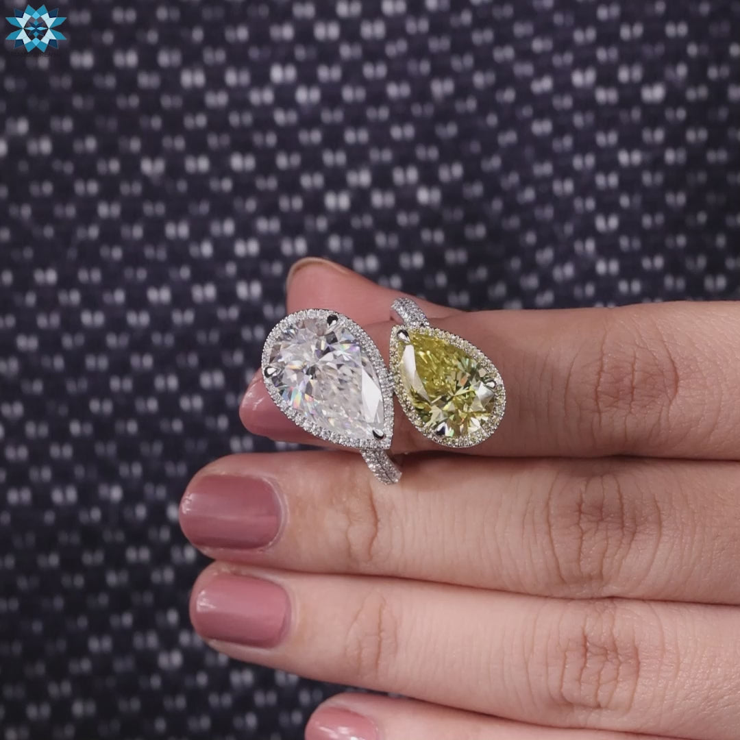 pear engagement ring