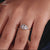 
Muse ring featuring baguette side stones.
