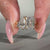 Two stone diamond engagement ring in yellow gold