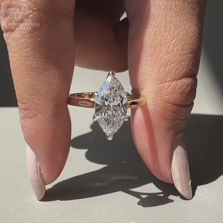 Solitaire Diamond Ring featuring a classic single diamond design.
