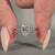 Round diamond ring with tapered shank design