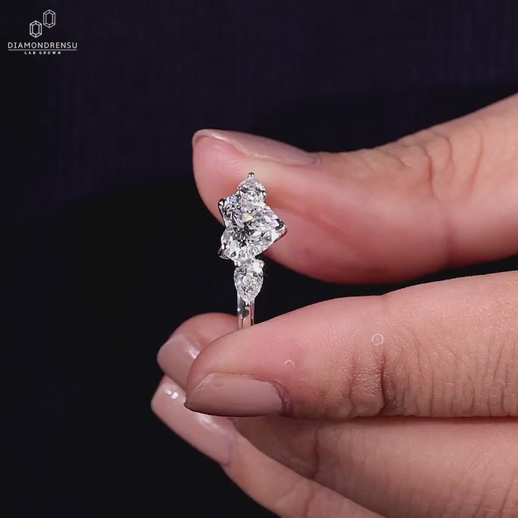 UK engagement ring crafted with care for an elegant and meaningful touch.
