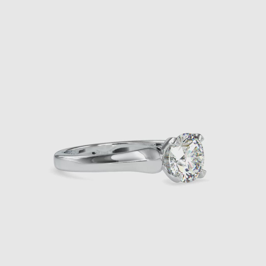 Stunning 2 carat round diamond ring with unmatched brilliance.
