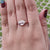 Moissanite engagement ring buy moissanite ring bezel engagement ring
