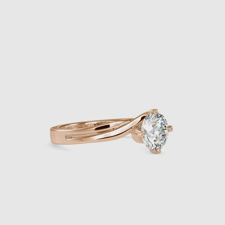 Diamondrensu UK engagement ring with handmade details and IGI certification.
