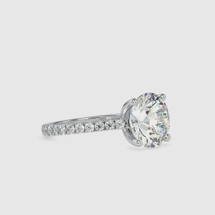 IGI certified lab grown diamond ring with a clean band finish.
