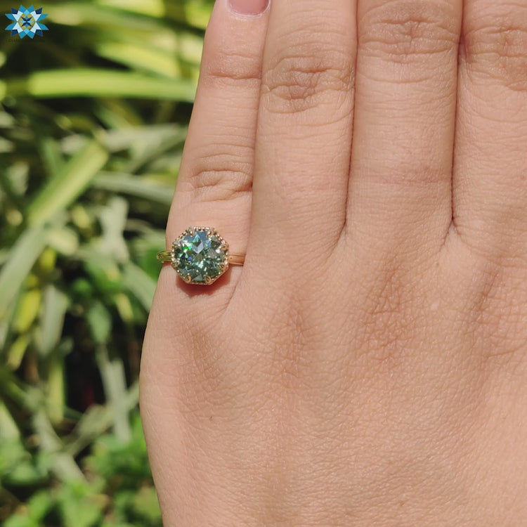 Handmade jewelry ring with unique design.
