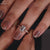 Vintage Art Deco diamond ring In Yellow Gold