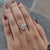 Diamondrensu UK Engagement Ring with Moissanite.