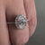 Oval Cut Lab Grown Diamond Halo Engagement Ring for Women