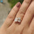Pear And Emerald Toi Et Moi Engagement Ring