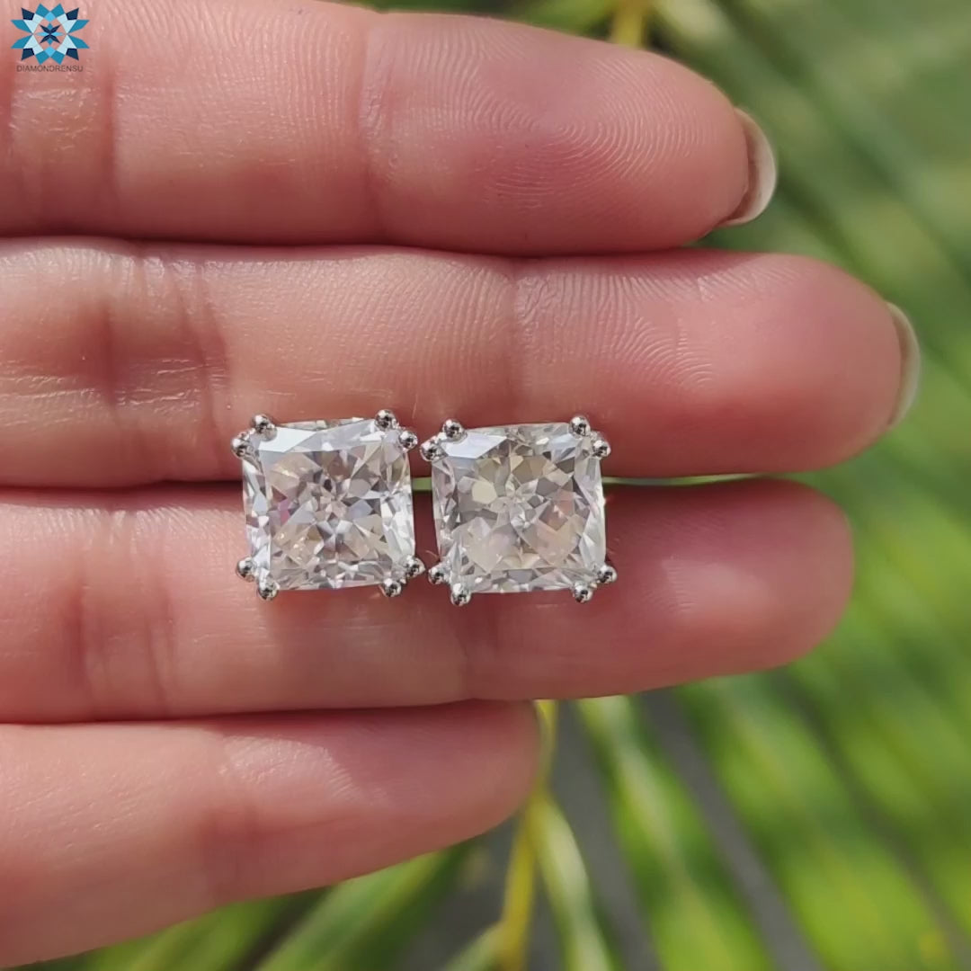 moissanite wedding earrings