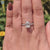 Diamondrensu UK pave band moissanite ring.
