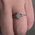 Engagement ring for women crafted with a 1 carat diamond ring in a sleek 4 prong diamond setting for brilliance.