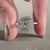 Halo diamond engagement ring in white gold ring
