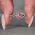 Rose cut ring in gold solitaire engagement ring

