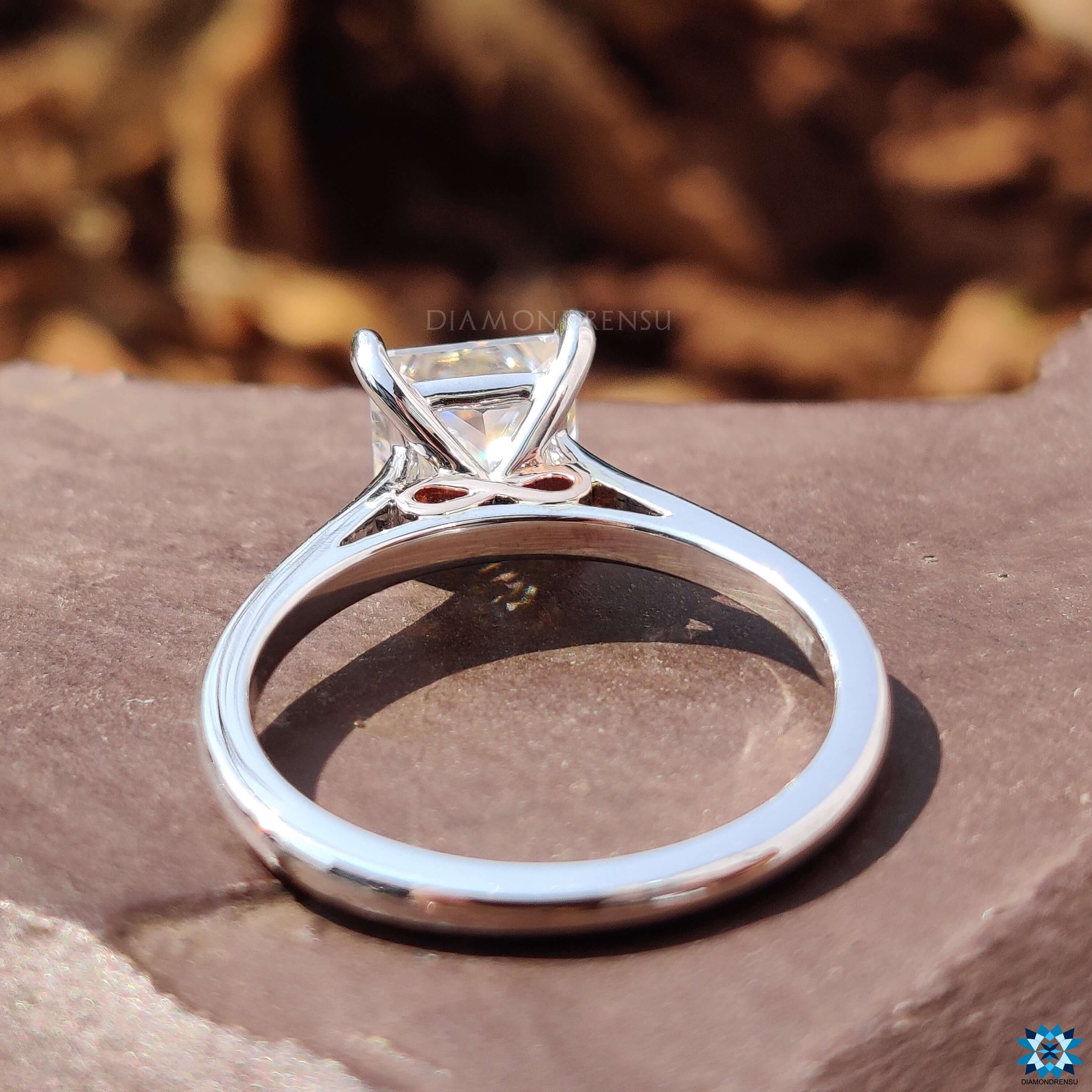 affordable moissanite engagement ring