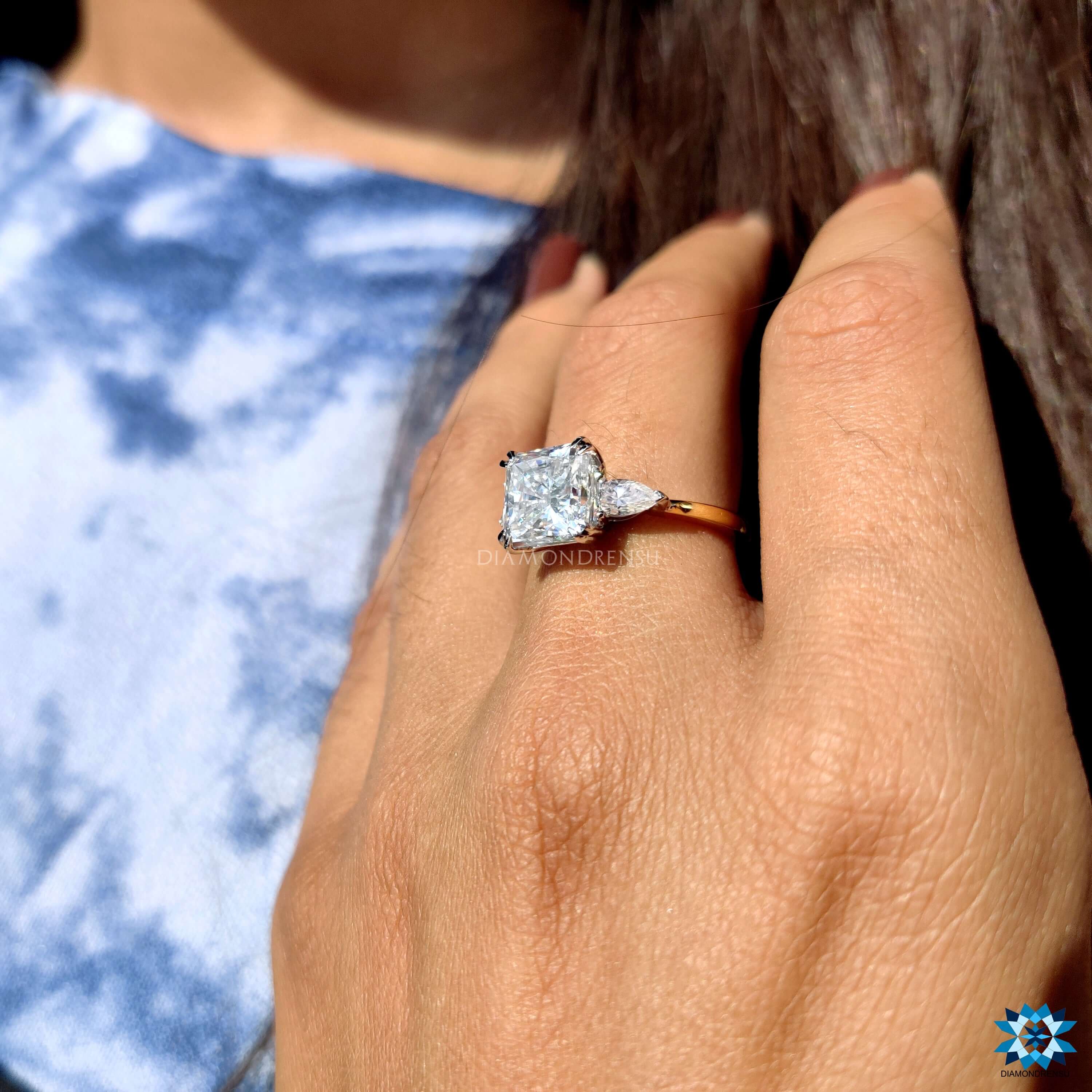 Radiant Engagement Ring with timeless charm.