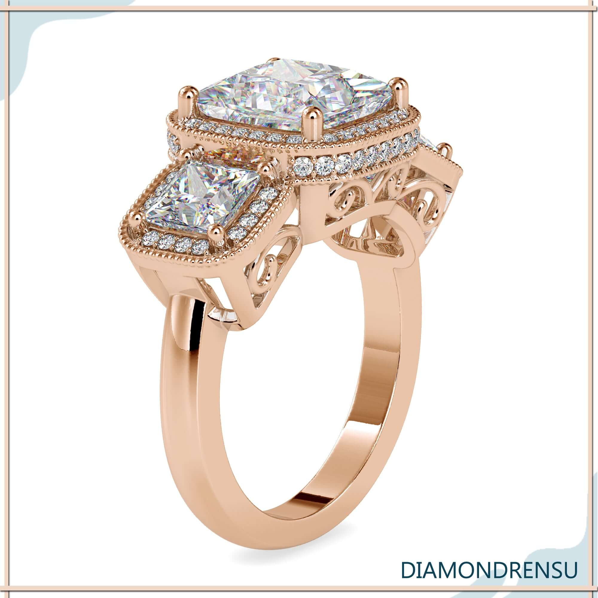 vintage style engagement rings - diamondrensu