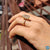 Buy moissanite ring from Diamondrensu UK with emerald cut and claw setting.
