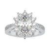 Antique diamond cluster ring featuring timeless elegance and intricate design.
