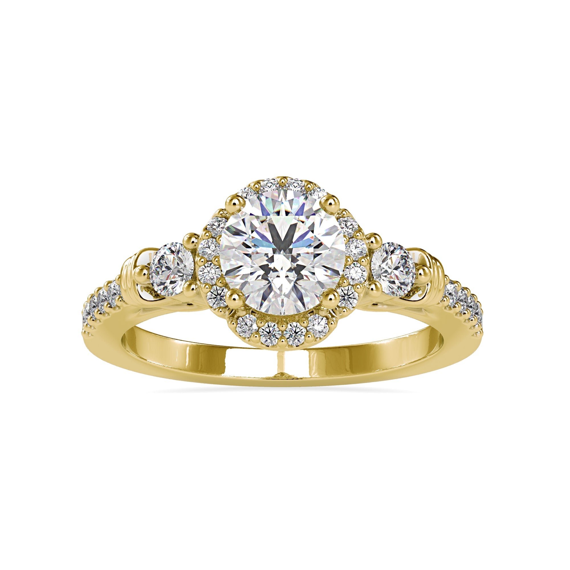 art deco engagement ring - diamondrensu